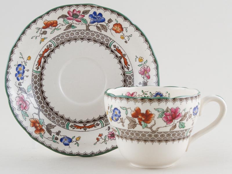 Teacup and Saucer c1930s to 1980s